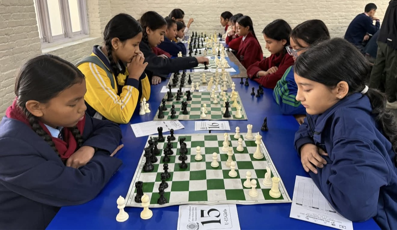 ट्रङ्ग्राम स्कूल चेसमा भारतीय खेलाडी अगाडि ।
