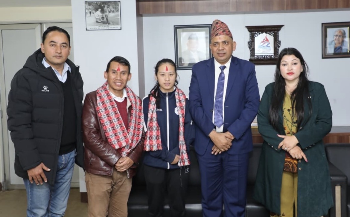 रेनुलाई राखेपको बधाई