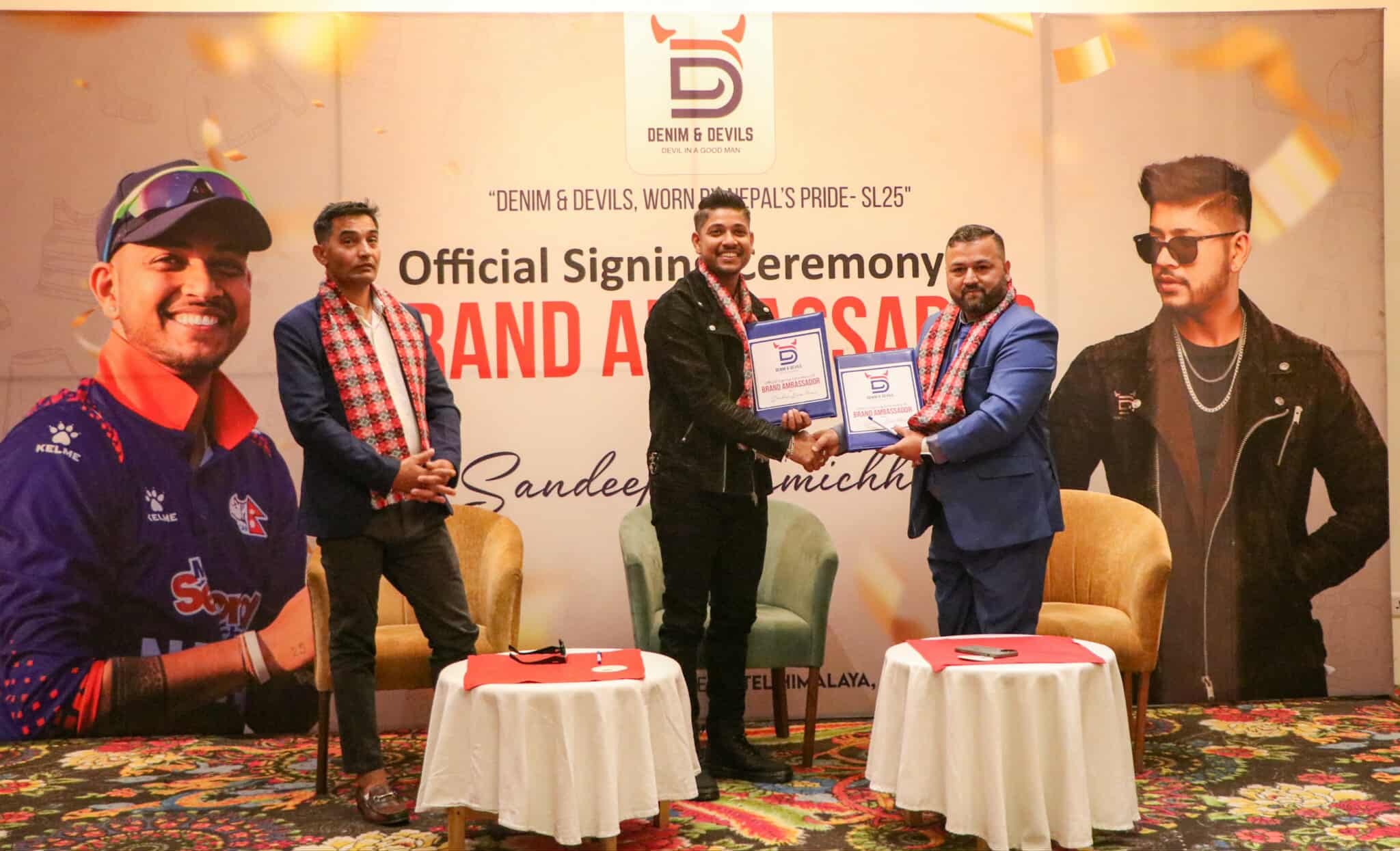 सन्दीप डेनिम एण्ड डेभिलको ब्राण्ड एम्बासड