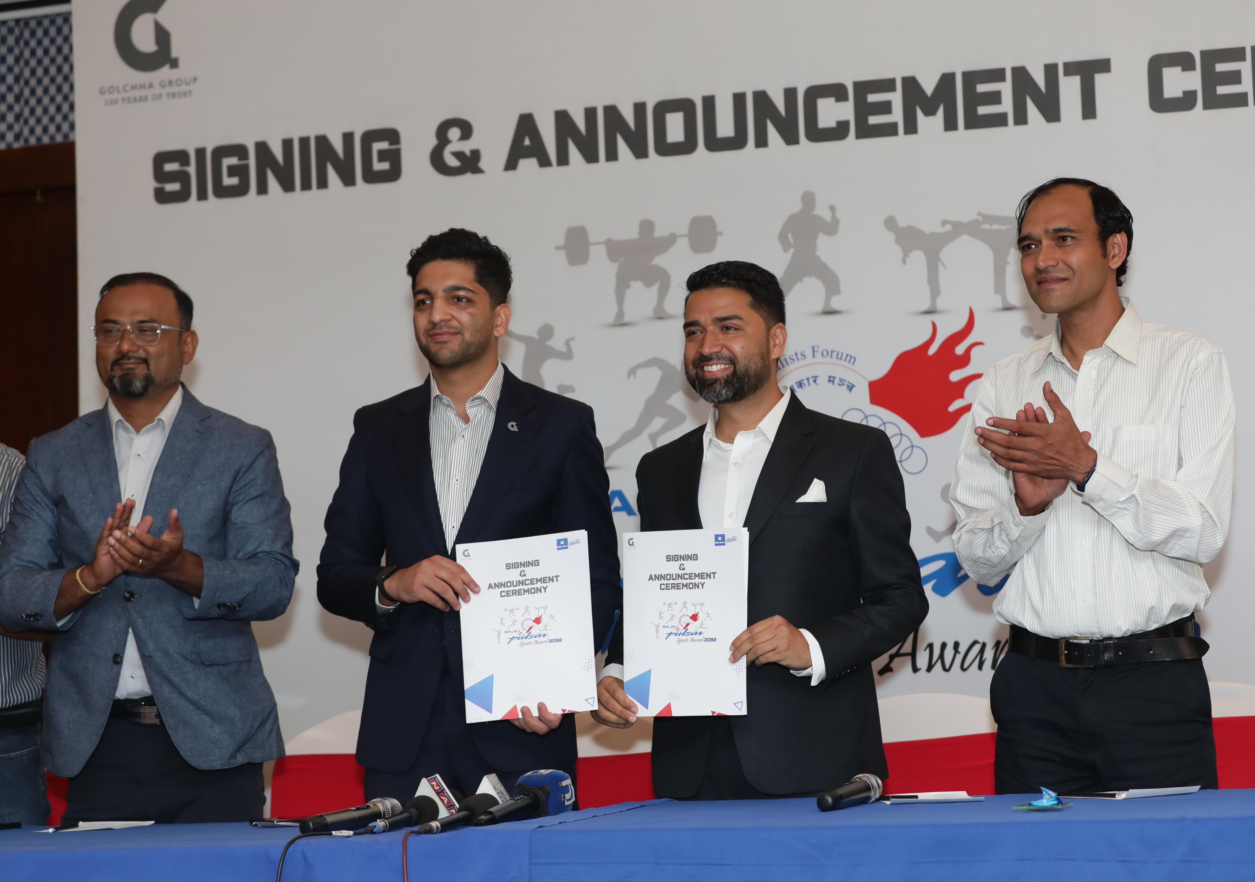 एनएसजेएफ पल्सर स्पोर्टस् अवार्ड भदौं १८ गते, गोल्छा ग्रुपसँग सम्झौता नविकरण