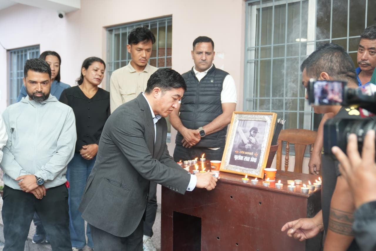 क्रिकेटर सुलभप्रति श्रद्धाञ्जली अर्पण