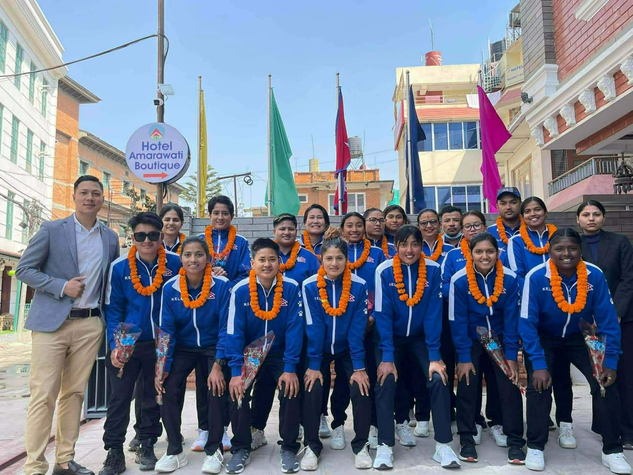 महिला टी-२० विश्वकप छनोट: उत्कृष्ट प्रदर्शनकर्तालाई अमरावती बुटिक होटलको नगद पुरस्कार